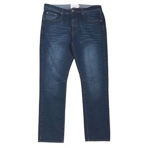 Thread‎ & Cloth Slim Stretch Dark Wash Denim Jeans Mens 38x32